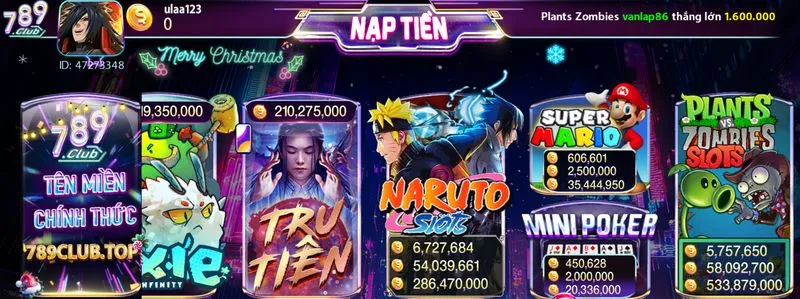 Khám phá tựa game Naruto slots 789club đỉnh cao